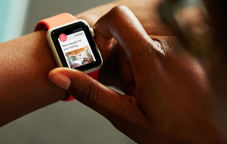 The new Airbnb app for Apple Watch simplifies communication between hosts and guests.