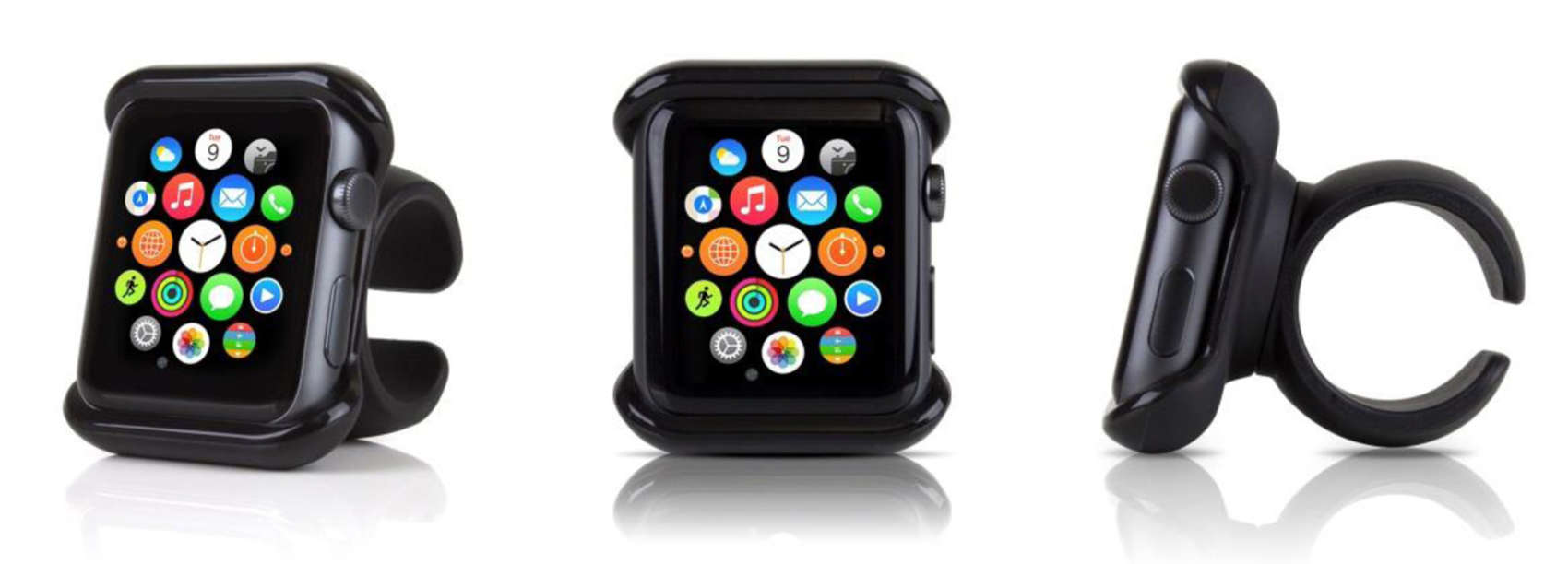 This Apple Watch mount by accessory manufacturer Satechi will fit on steering wheels and handlebars.