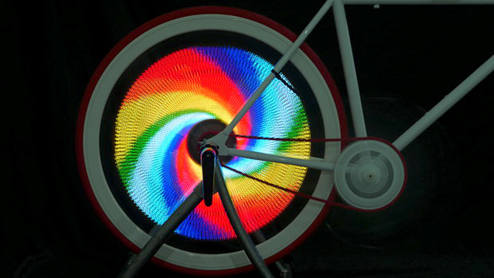 The Balight brings animation to the bike wheel with 376 LED lights.