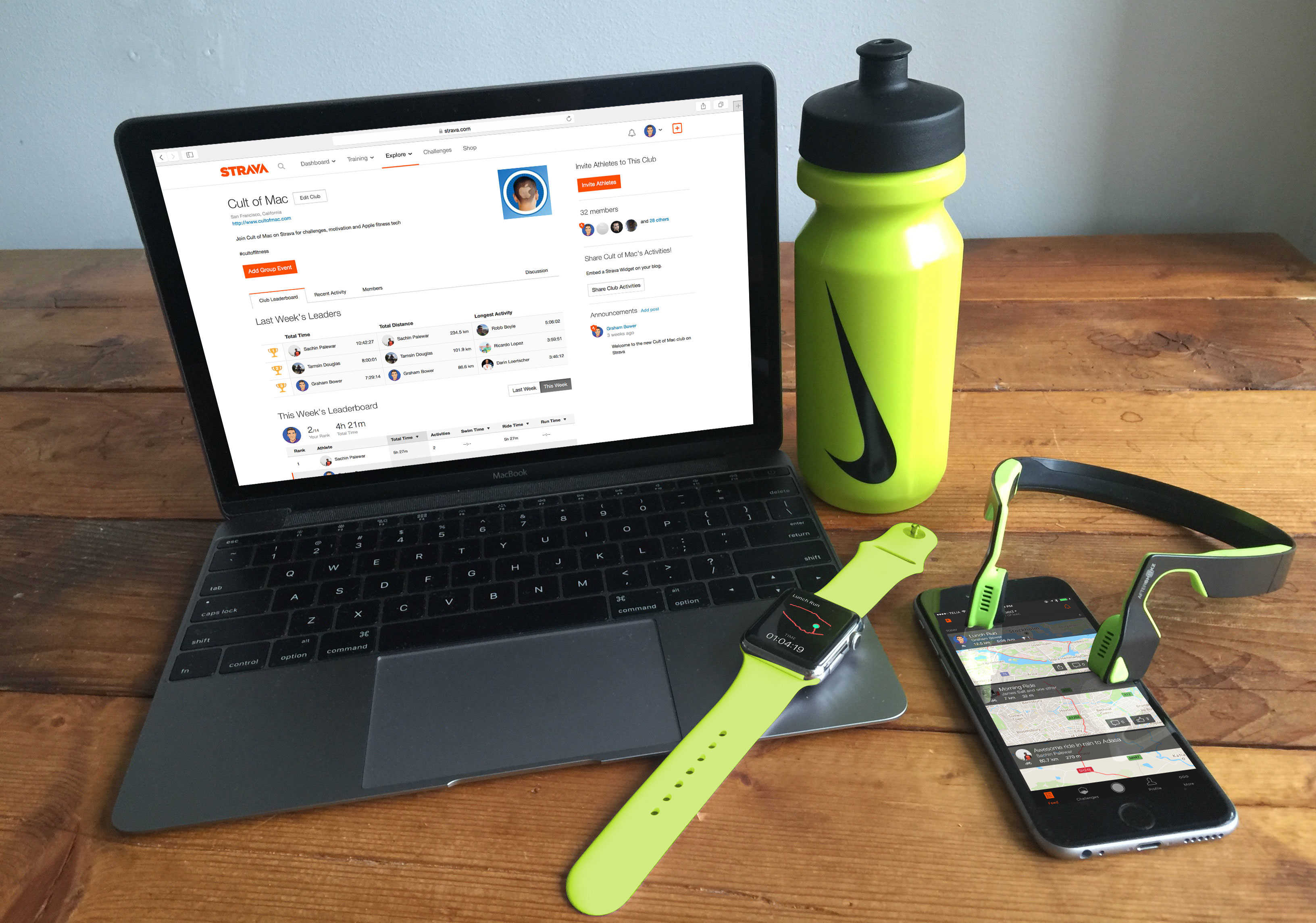 Join the Cult of Mac club on Strava and share your fitness story