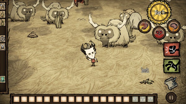 Those beefalo look pretty worried.