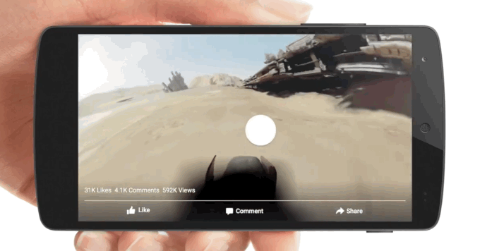 Facebook now supports 360 video.