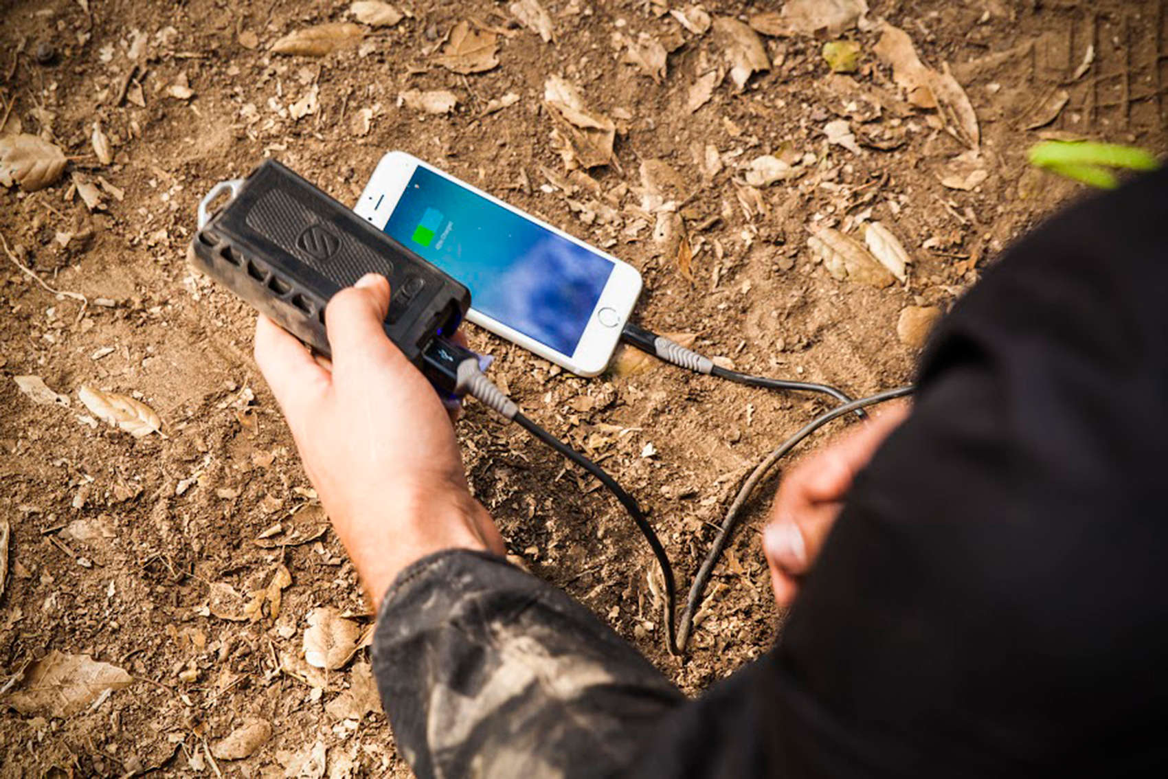 The goBAT 6000 can charge your smartphone up to three times during your outdoor adventures.