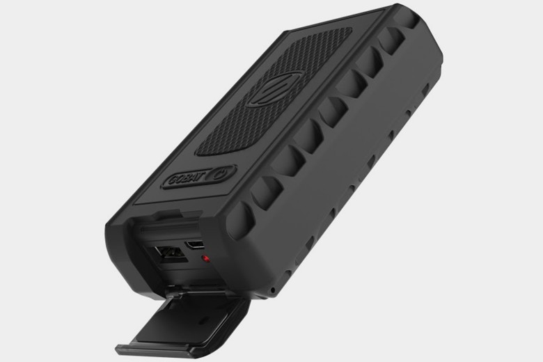 The goBAT 6000 comes in black and hunter orange.