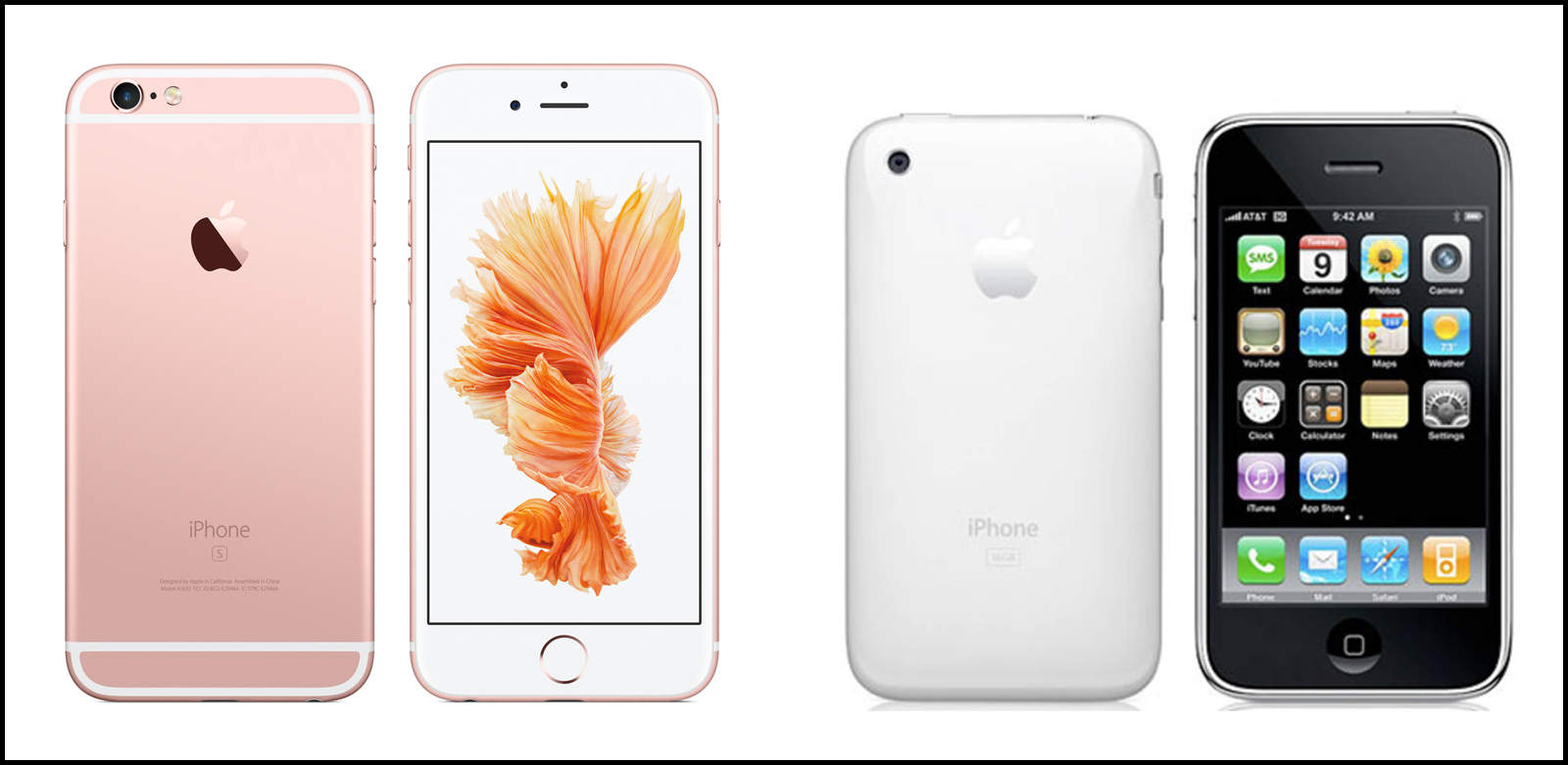 iPhone 6s versus iPhone 1