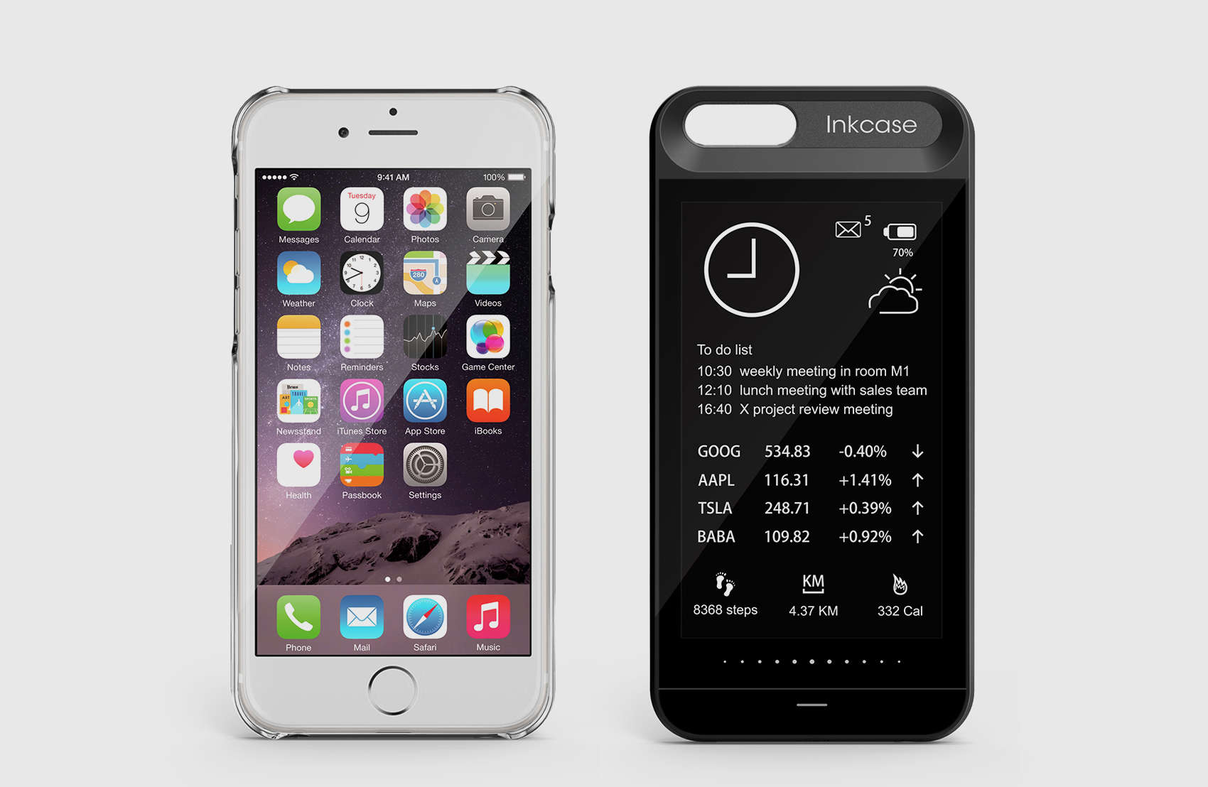 The InkCase i6 gives your iPhone 6 protection and a second screen.