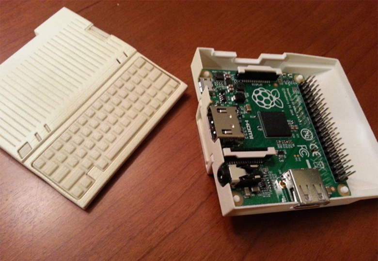 Magin made some modifications to fit the Raspberry Pi components.