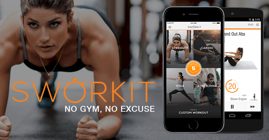 Sworkit is one of the few apps that actually meets all of the guidelines for a complete workout.