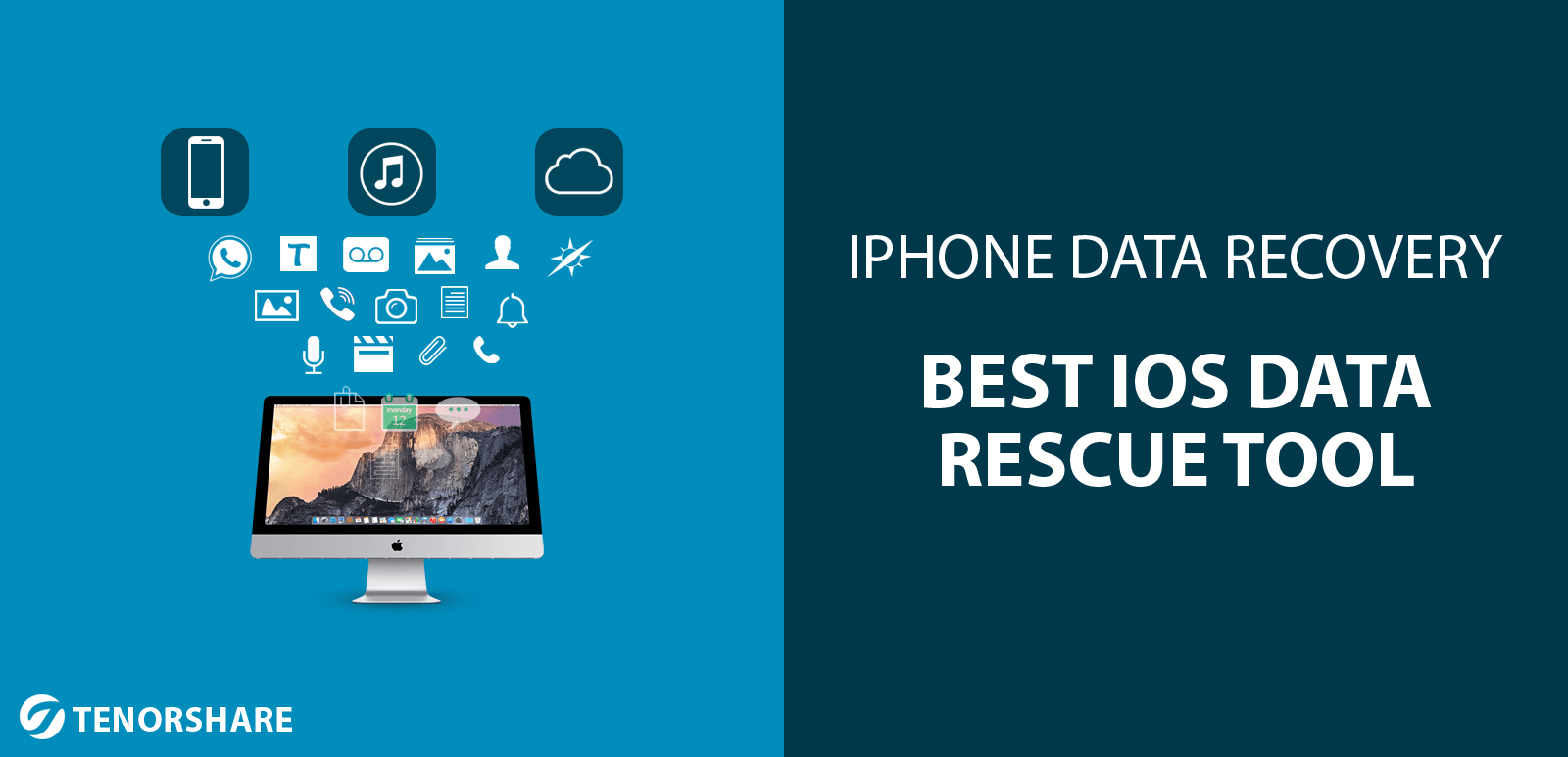iPhone Data Recovery for Mac offers total access to your iOS device's backup files, including from iTunes and iCloud.