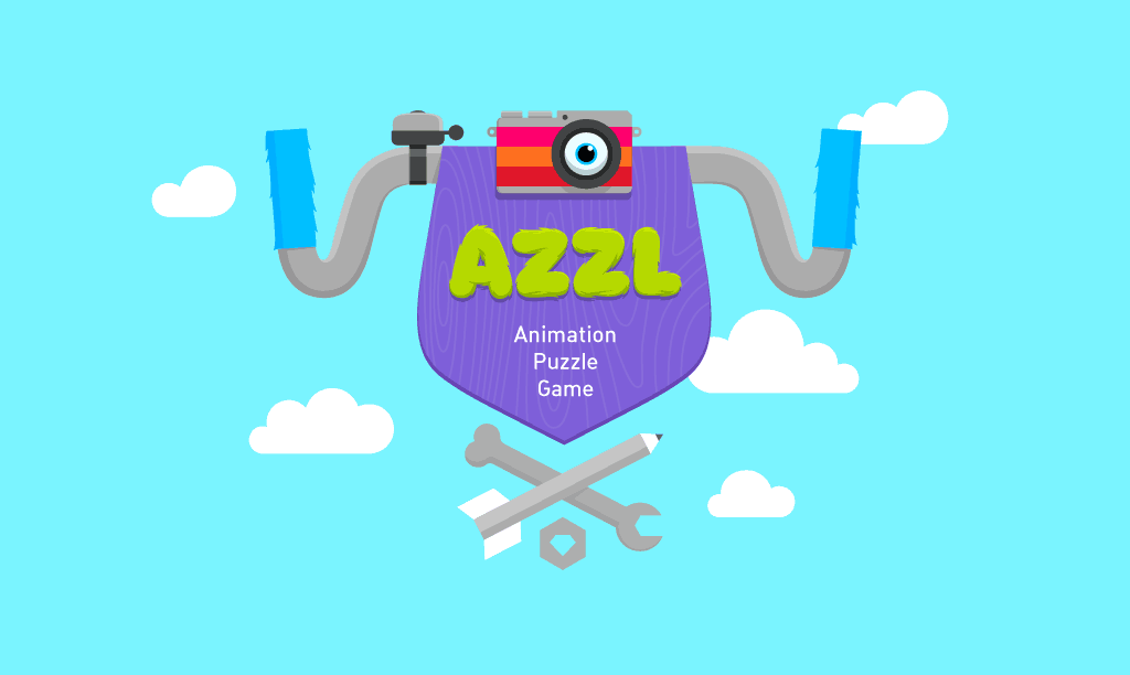 AZZL is a  brain-teasingly clever puzzle game featuring lovingly designed animations and characters.