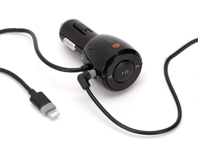 Griffin's iTrip AUX lets you charge and control your phone's audio, all through the Aux-in jack.