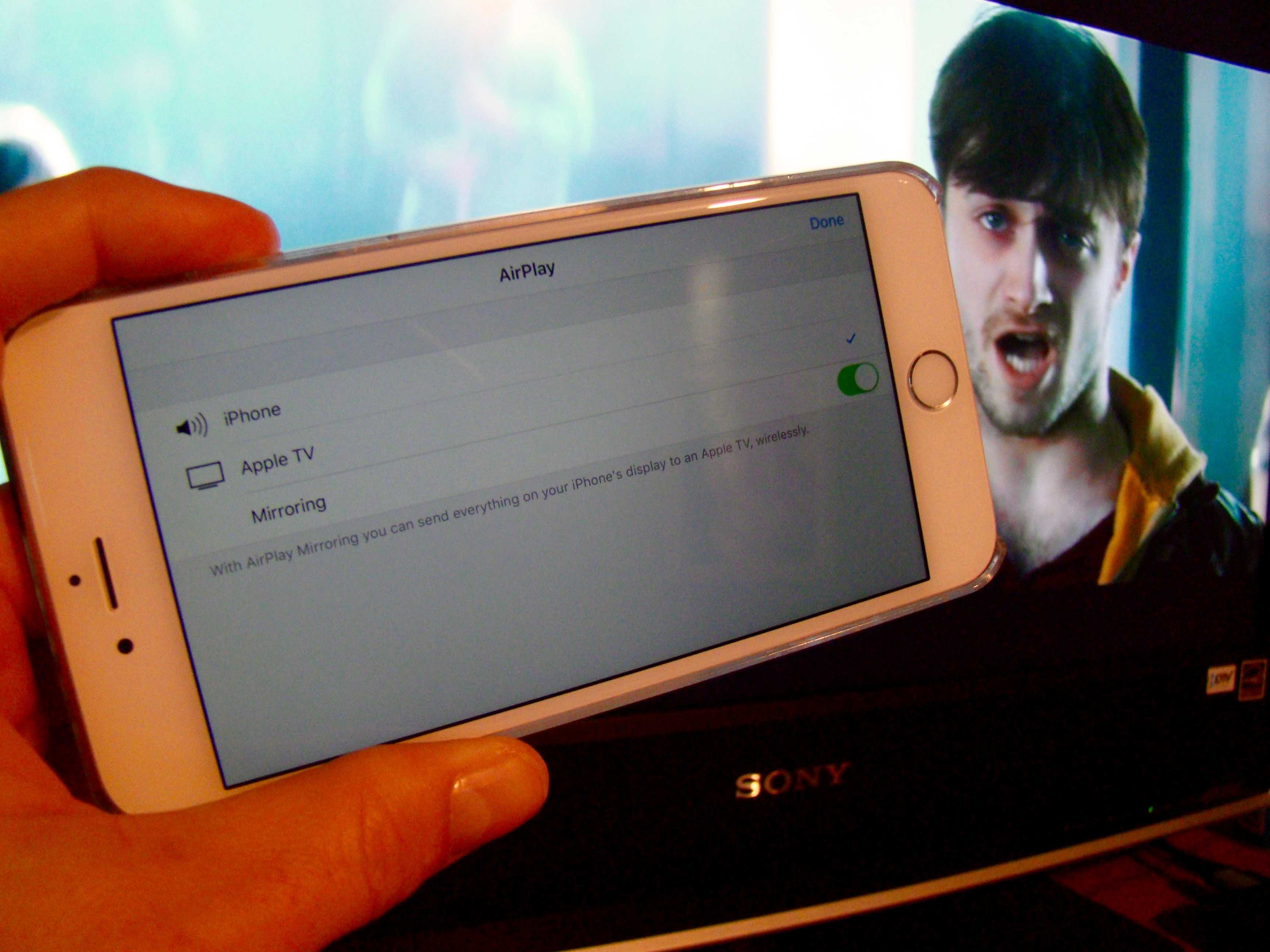Daniel Radcliffe in Horns from iPhone to TV.