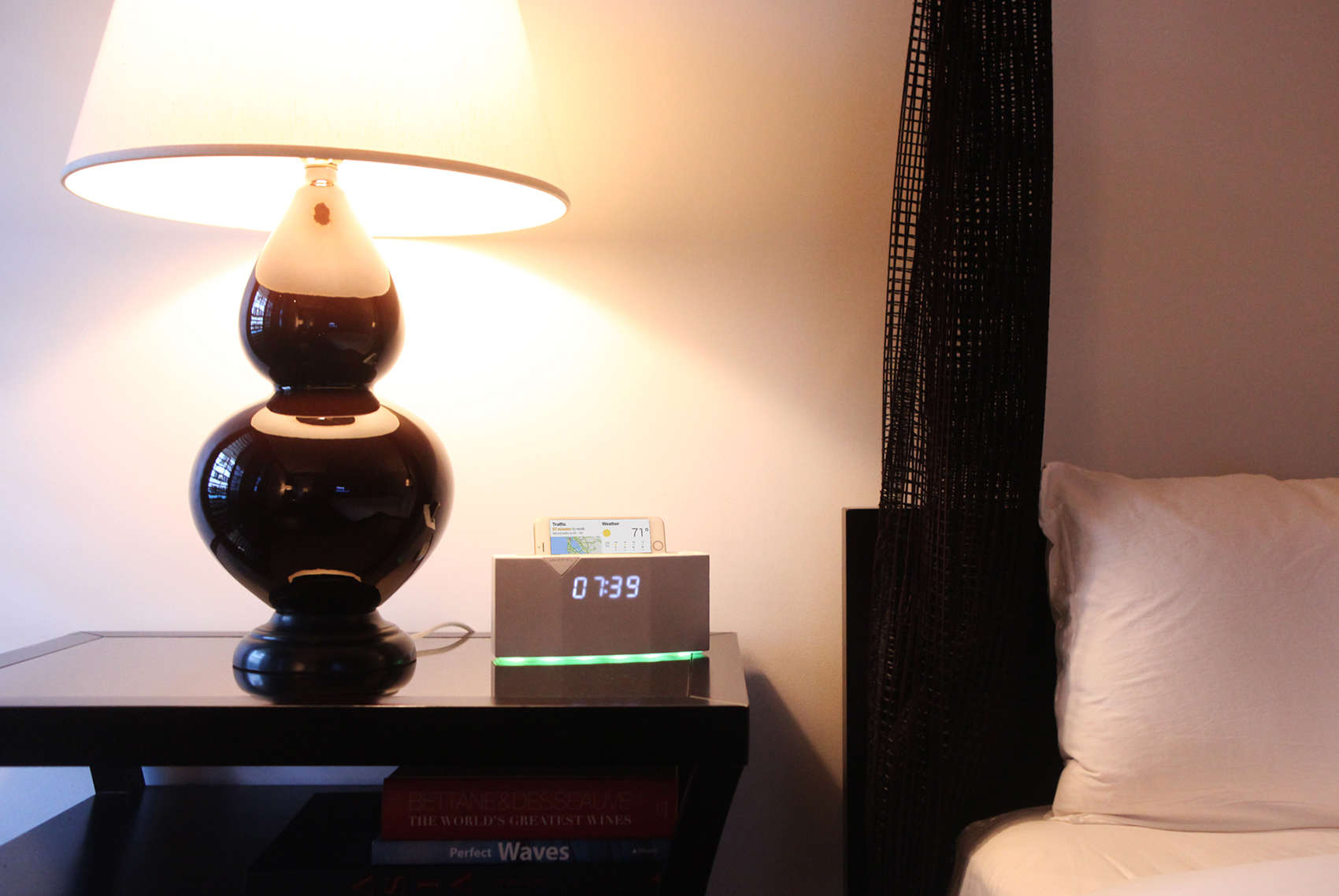 The Beddi smart alarm clock has a host of functions. Waking you from sleep is just a start.