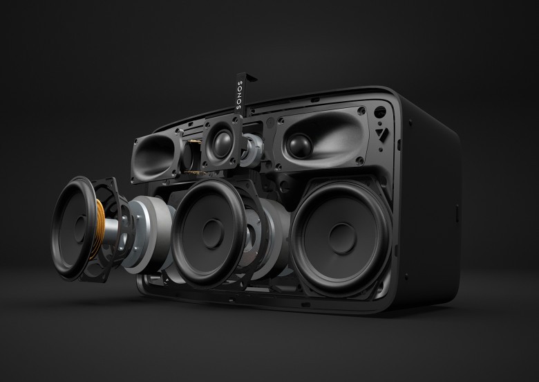SONOS speaker A peek inside the PLAY: 5.