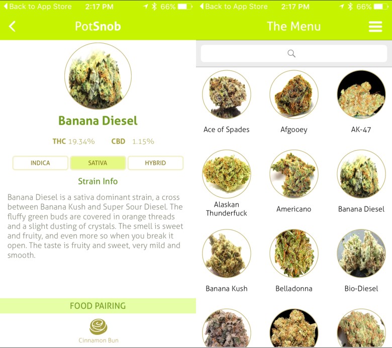 PotSnob has a gorgeous visual database of all the strains you've never heard of before. 