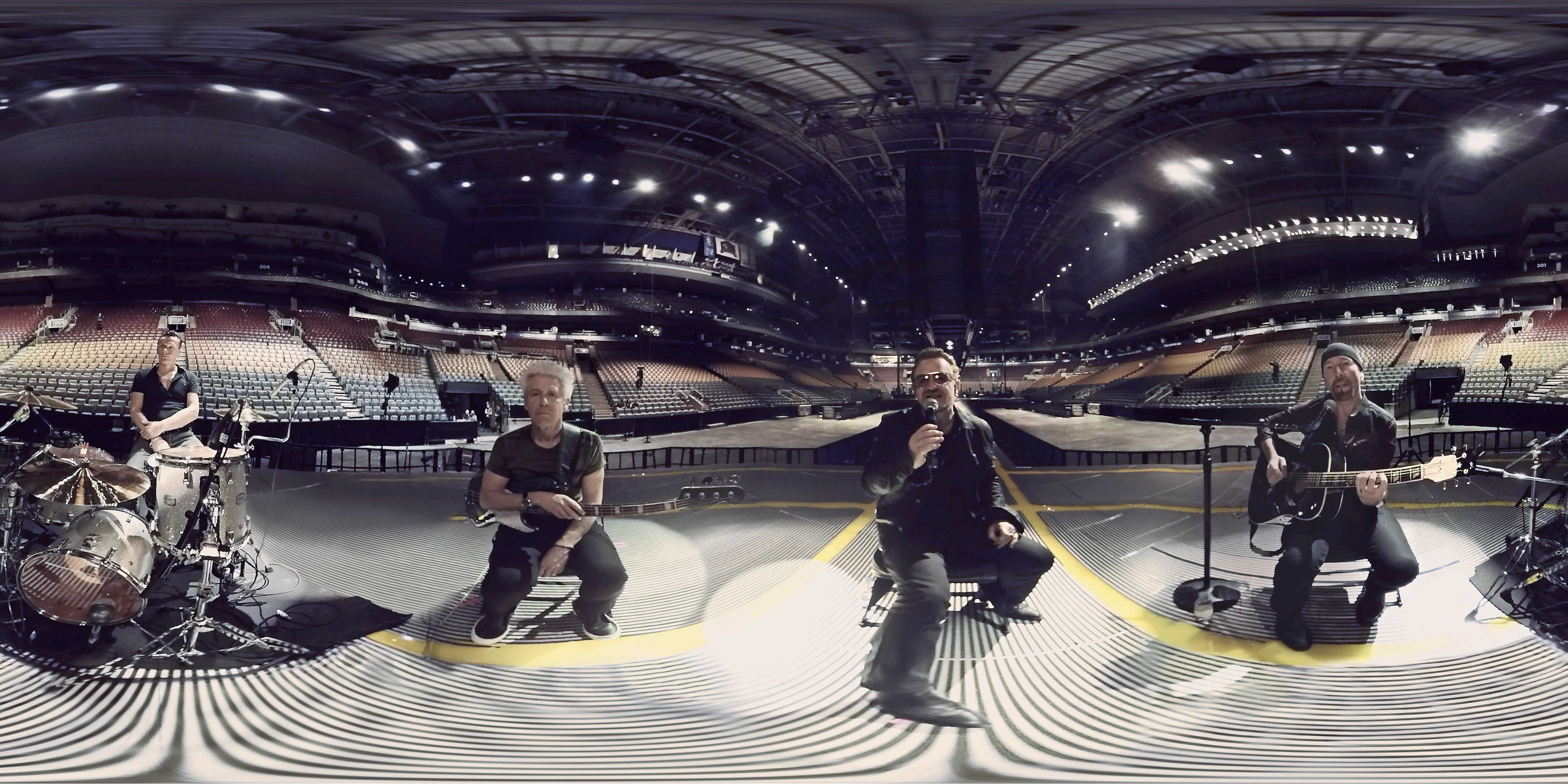 U2's VR music video feels like Bono is singing right at you.