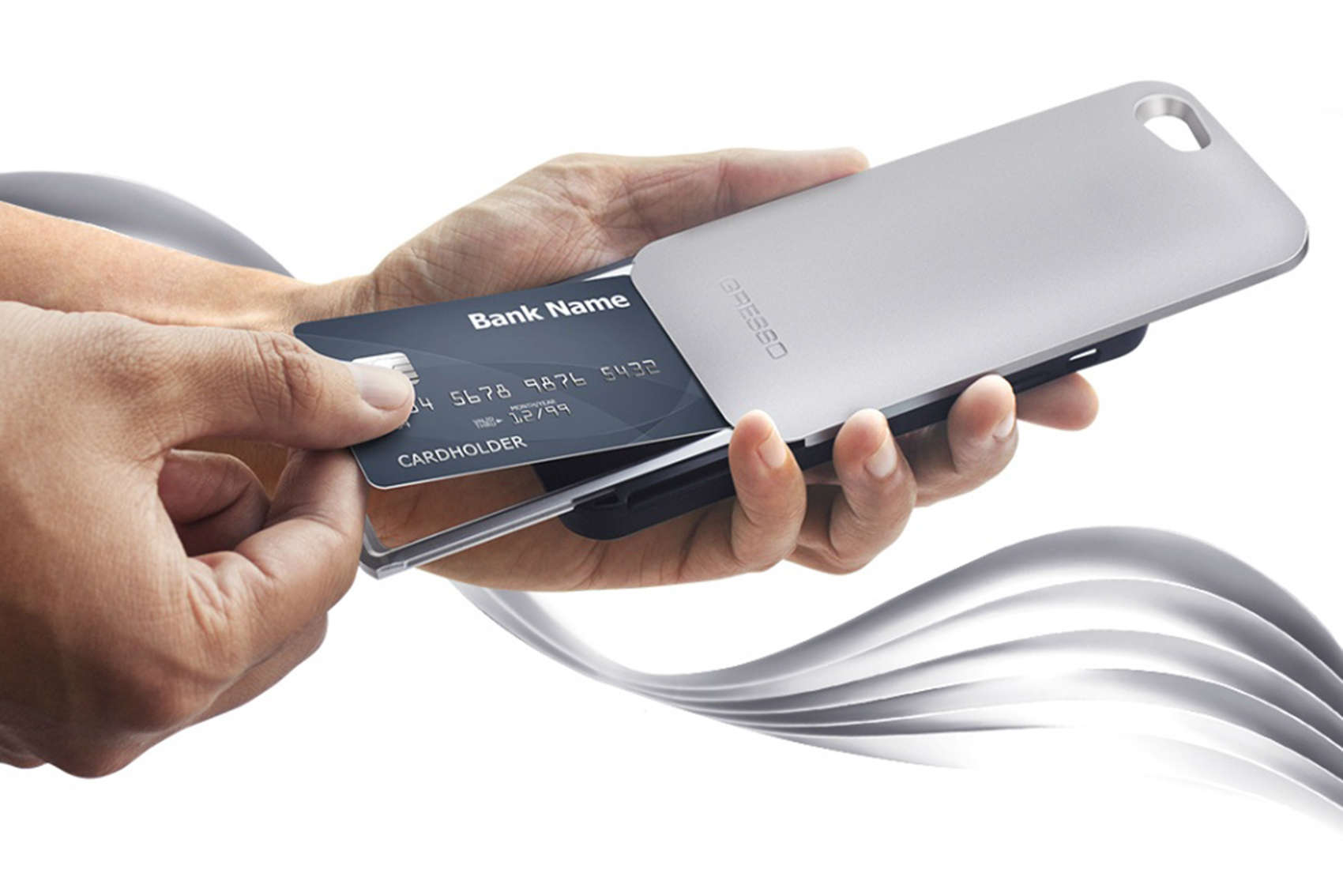The ALUMINUM Slider case for the iPhone 6 by Gresso has a secret drawer for a credit card.