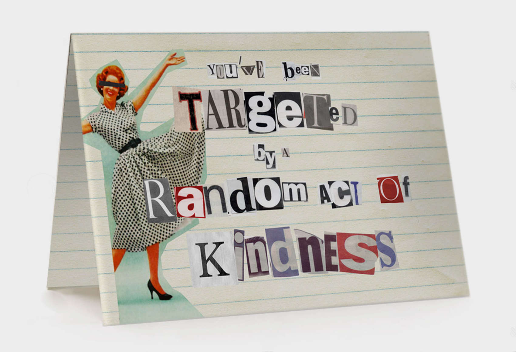 The card inside the Random Act of Kindness Kit.
