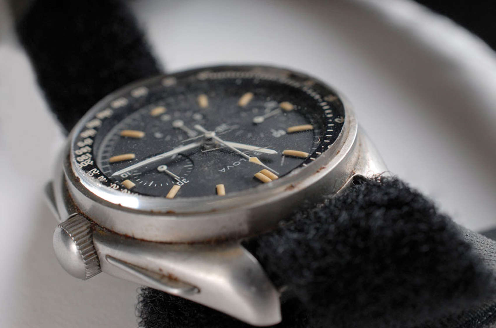 This Bulova watch worn by Apollo 15 commander David Scott will open at auction at $50,000.