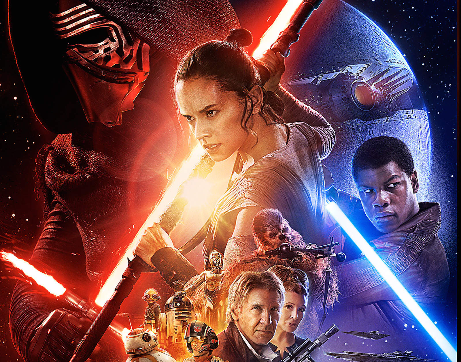 Luke Skywalker is conspicuously absent from the new Star Wars: The Force Awakens poster.