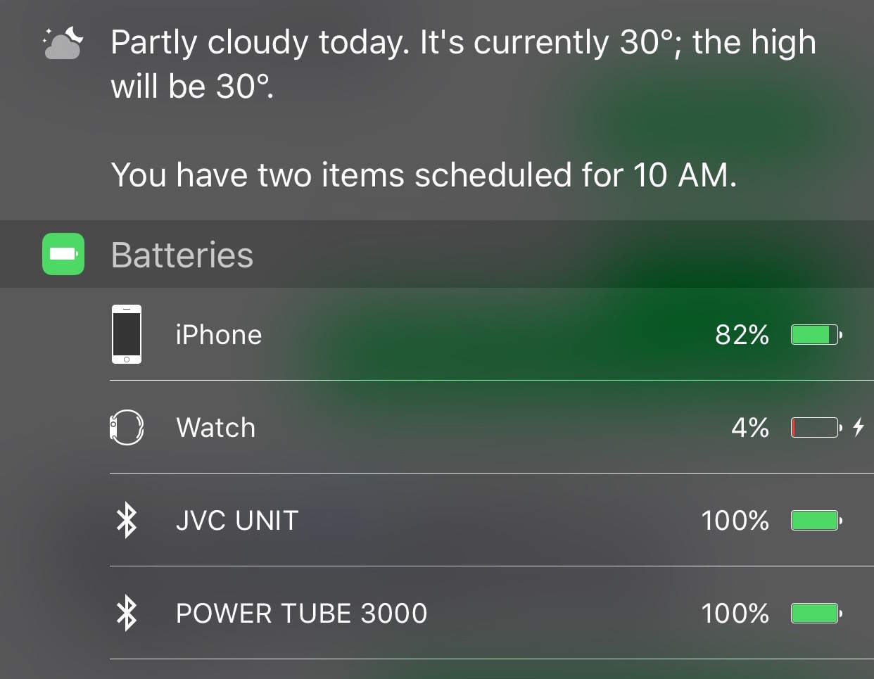 Apple percentage of Battery. Check Apple Charging Cycles.