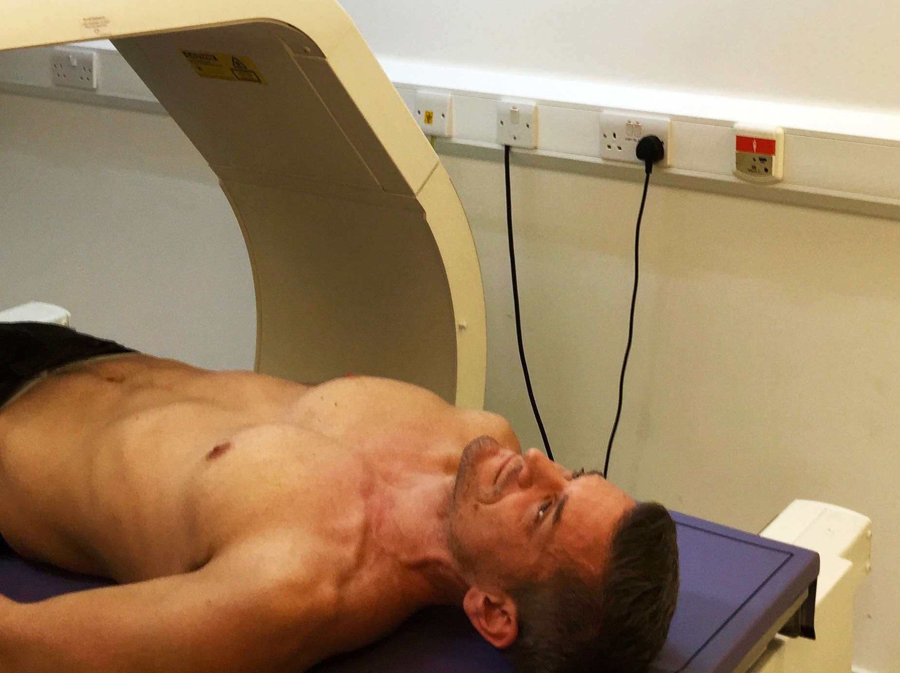 Getting a DEXA scan from Bodyscan is easy. You just lie there..