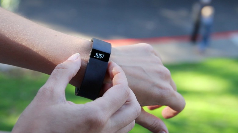 Keep track of your health with Fitbit.