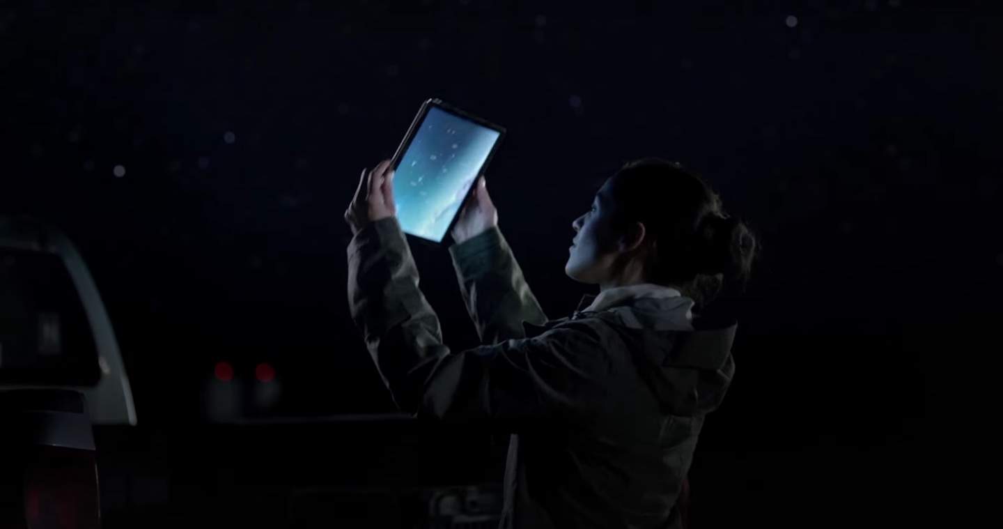 The first iPad Pro ad is cosmic..