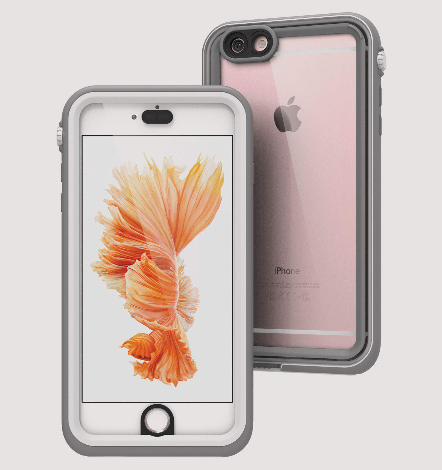 A waterproof case for the iPhone 6s and 6s Plus can protect it in water up to 16 inches deep.
