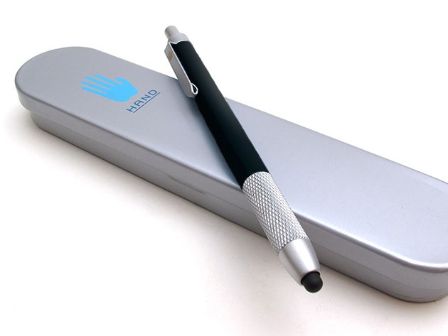 A top flight, super-precise touchscreen stylus with a retractable and replaceable tip.