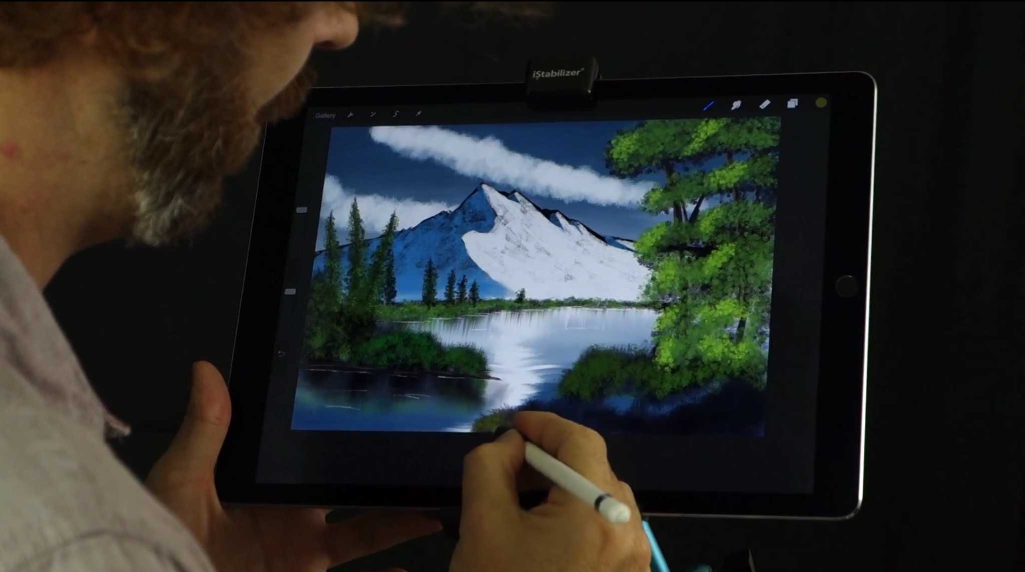iPad Pro painting