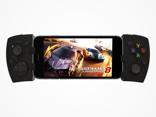 Phonejoy's Bluetooth gamepad turns almost any phone or tablet into a fully-fledged gaming platform.