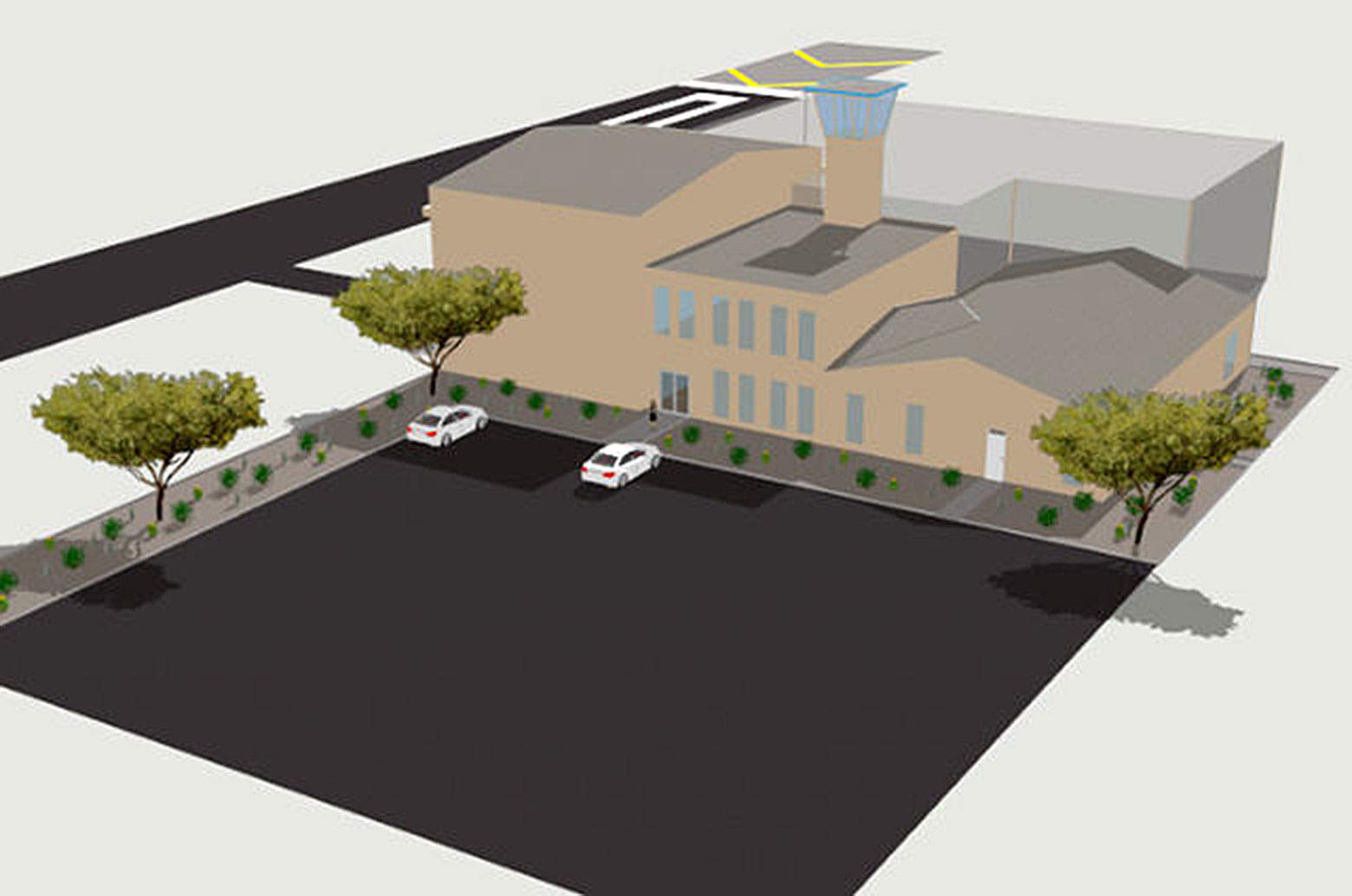 Rendering of the Eldorado Droneport.