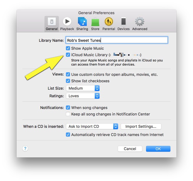 Click here on your Mac to sync it up.