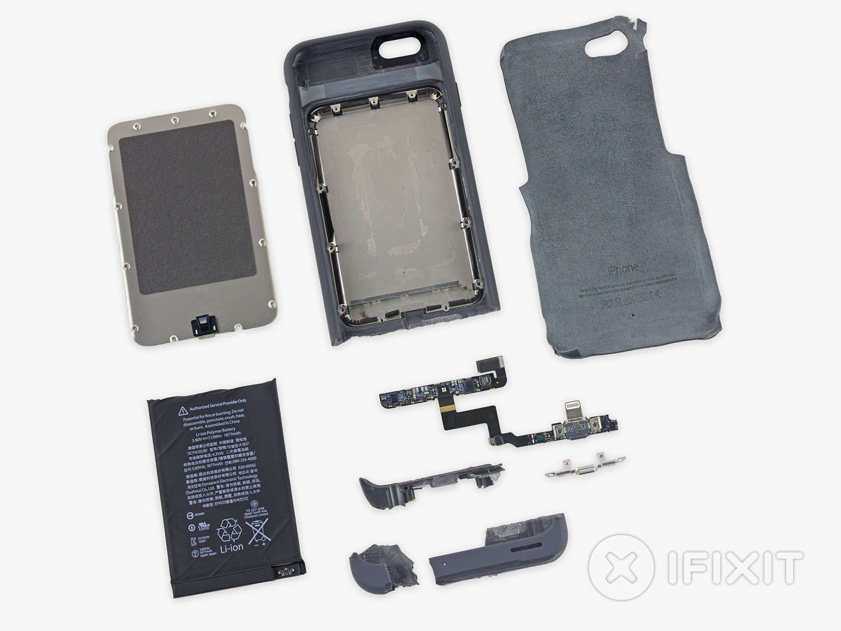 iFixit said the battery could be replaced but otherwise rated it a 2 on its fixability scale.