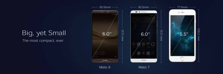 Huawei Mate 8 vs iPhone 6s Plus CES 2016