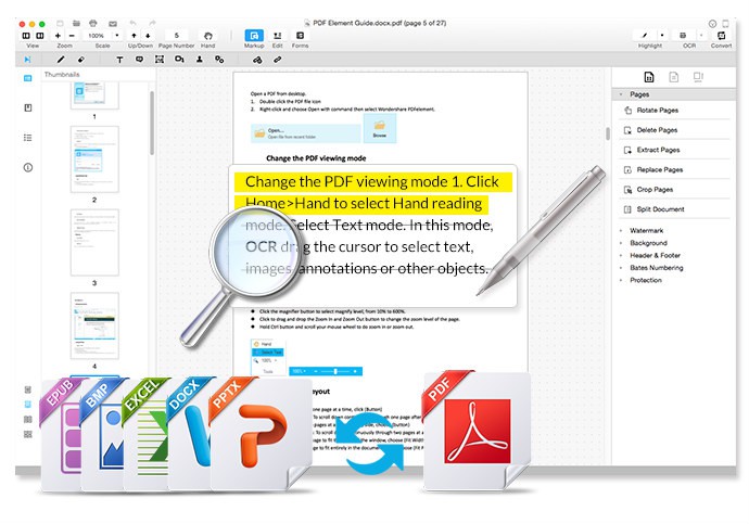 PDFelement makes wrangling PDFs simple.