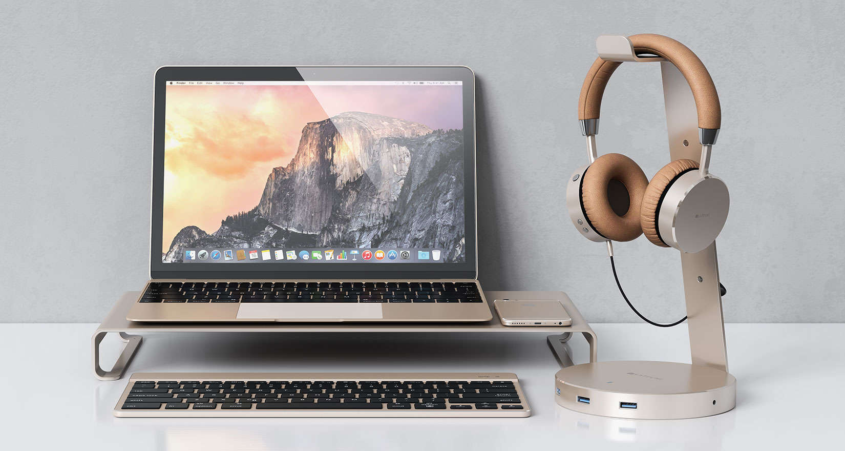 Satechi's aluminum monitor stand is a stylish fit to your Apple work station.