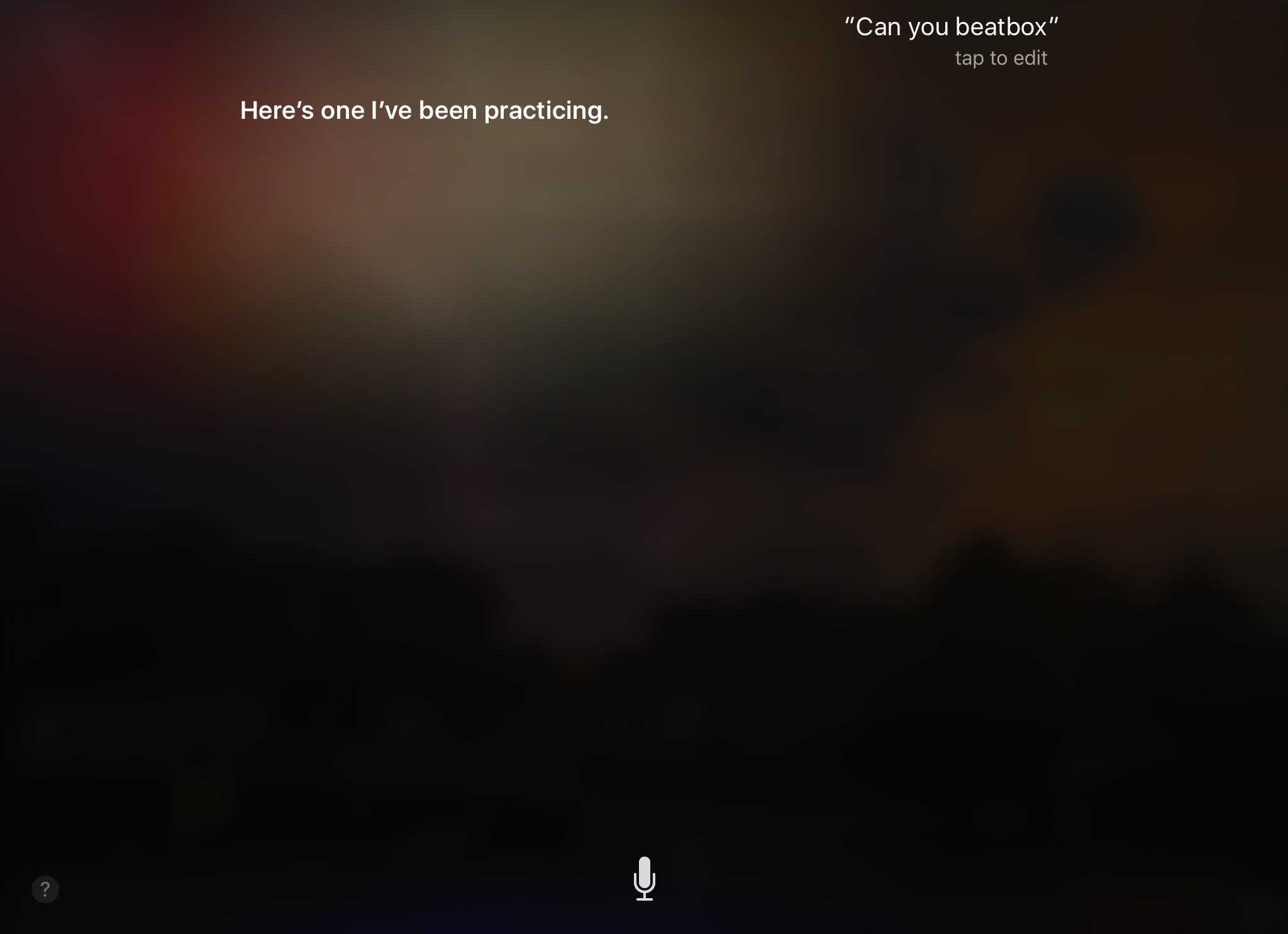 Siri beatbox
