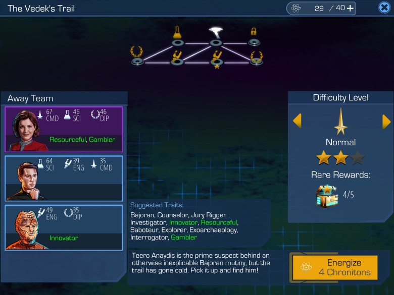 Star Trek Timelines This game has thinking, fighting, and a tremendous love for all things Star Trek.
