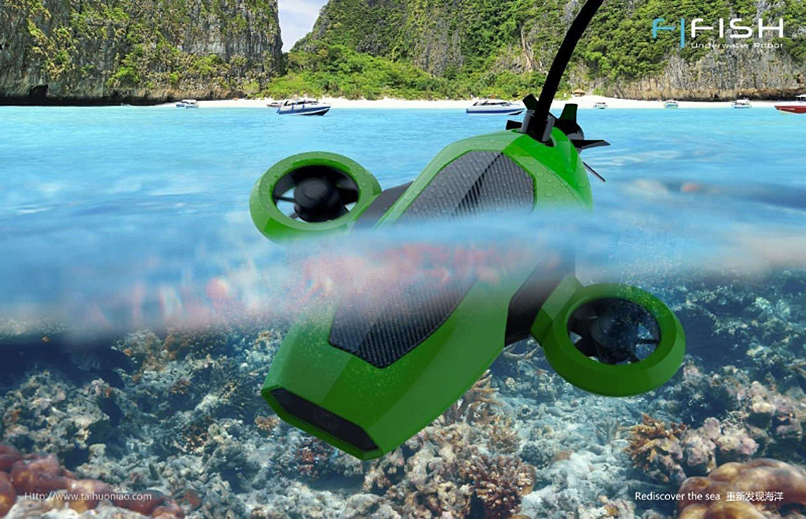 The FiFish Atlantis hopes to the first consumer drone of the seas.