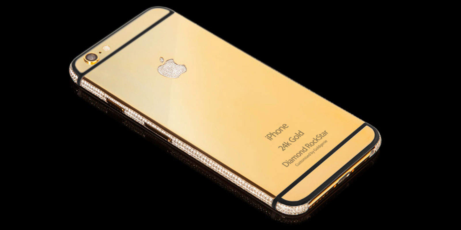 Goldgenie offers the iPhone 6s with a couple of additional upgrades, diamonds and gold.