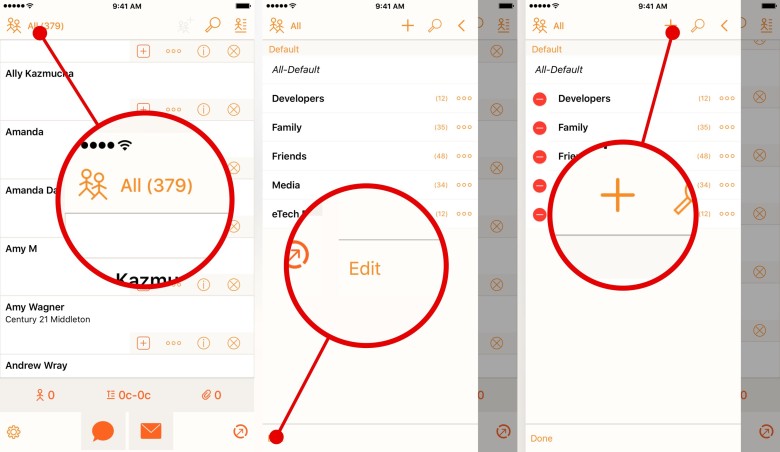 How to edit, delete, and manage groups in iOS