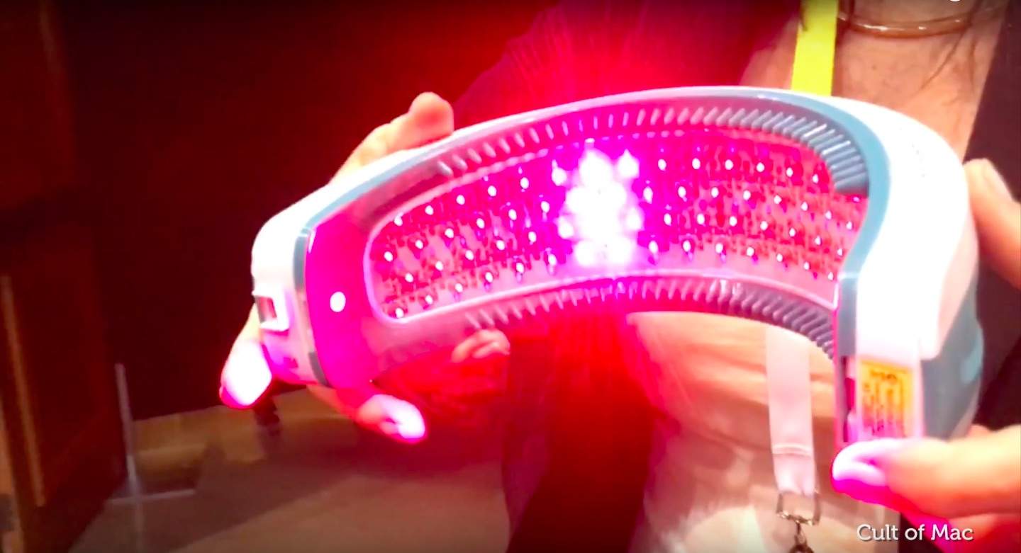 The Laserband 82 uses lasers to regrow your mane.