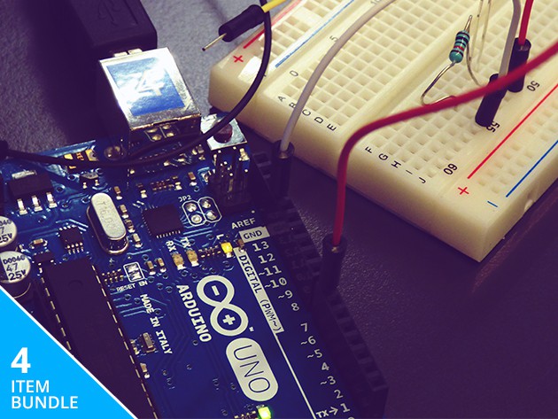 Say yes to Arduino with this bundle of all the necessary tools and skills for building awesome gadgets.