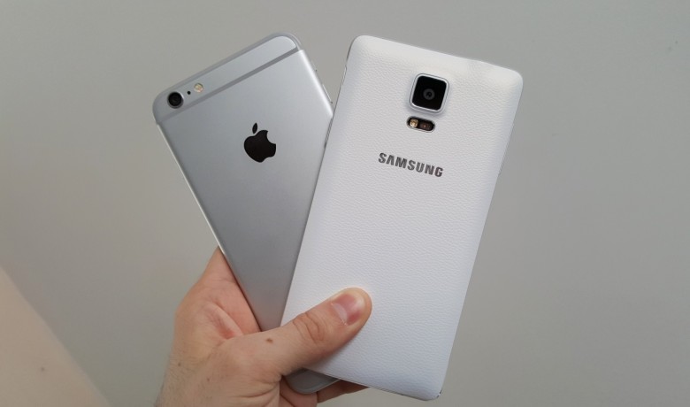 iPhone with Samsung
