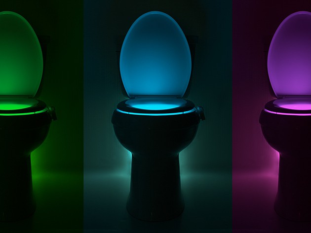 A motion-activated toilet nightlight you've got to pee to believe.
