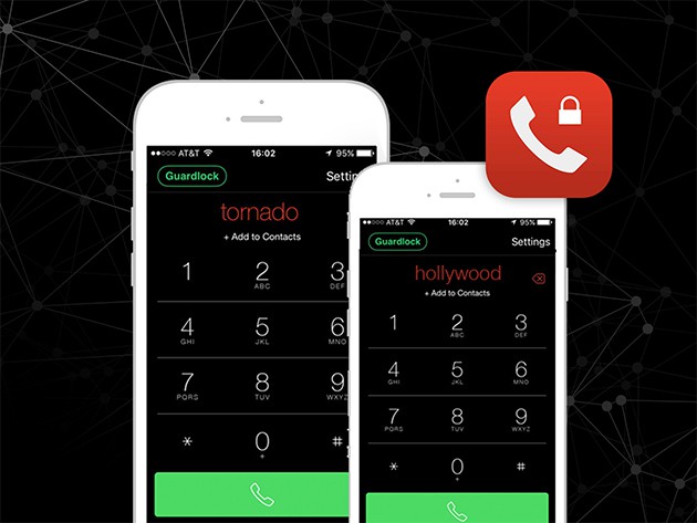 Guardlock makes it easy to protect the content of your phone calls and stay anonymous.