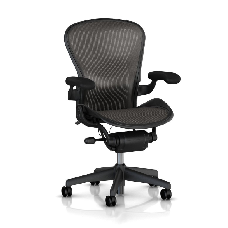 The Aeron is not only breathable, but offers excellent back support.
