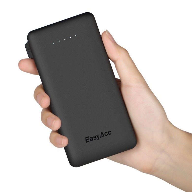 Easyacc powerbank iphone For heavy duty charging on the go in a small form factor.